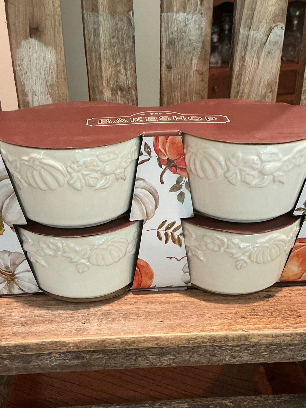 Bakeshop Fall/Autumn Ramekins - Set of 4